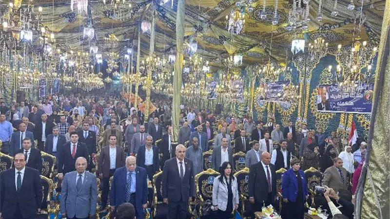 انطلاق مؤتمر حماة وطن لدعم السيسى بالغربية تحت شعار 