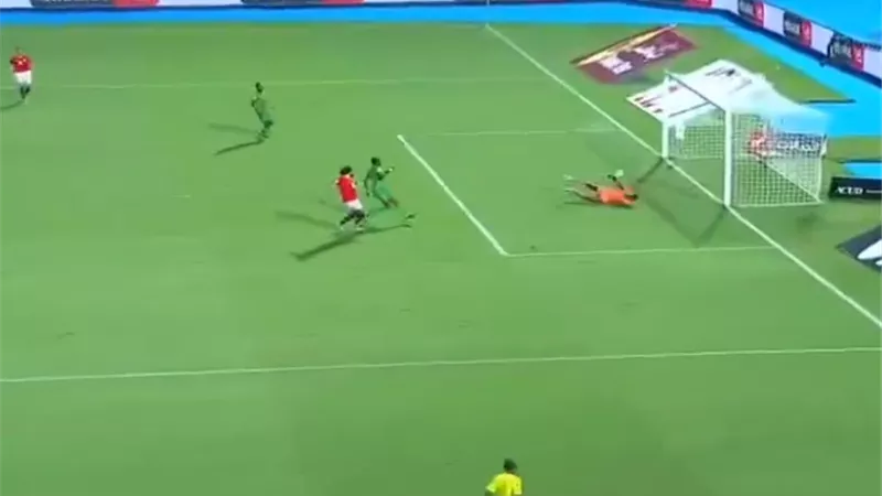 ملخص واهداف الشوط الاول من مباراة مصر وجيبوتى.. فيديو