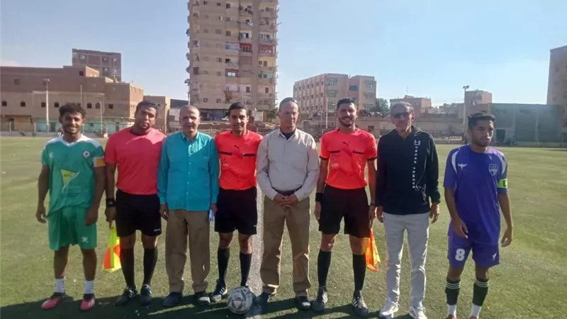 فوز فريق نادي مغاغة الرياضي على نادى شباب اسيوط بدورى القطاعات