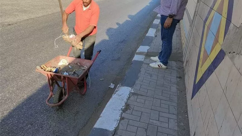 حملات نظافةحول جامعةالزقازيق وطرق ابوحمادوميت غمروبلبيس