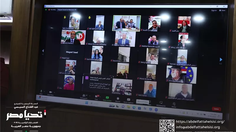 حملة السيسي تلتقي المصريين بالخارج في أوروبا وكندا عبر 