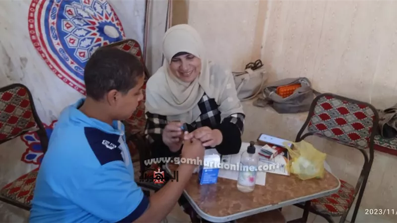 جامعة السادات تنظم قافلة طبية ومشروع بيئى تنموى بكفر ميت أبوالكوم