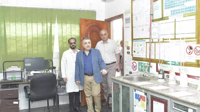 رئيس مياه دمياط يفاجئ محطات فارسكور والرحامنة