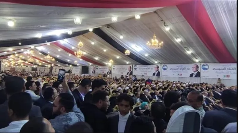 مؤتمرات حاشدة للتحالف الوطني للعمل الأهلي لتأييد عبدالفتاح السيسي