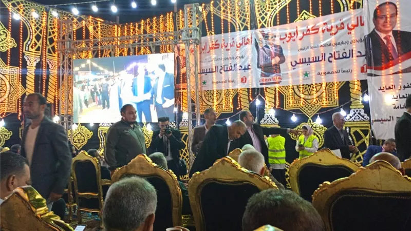 مؤتمرشعبى حاشد بقرية الكتيبة بالشرقية دعما للسيسي