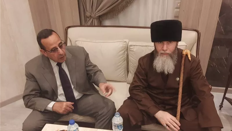 محافظ شمال سيناء يستقبل مفتي الشيشان