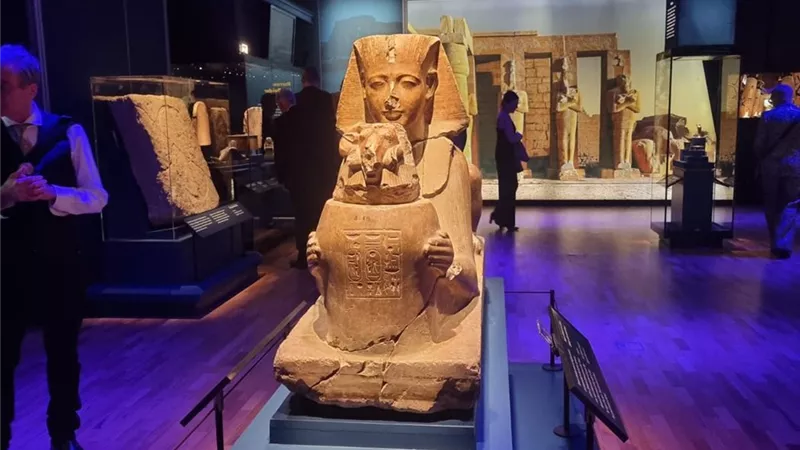 استقبال هائل للملك رمسيس فى أستراليا