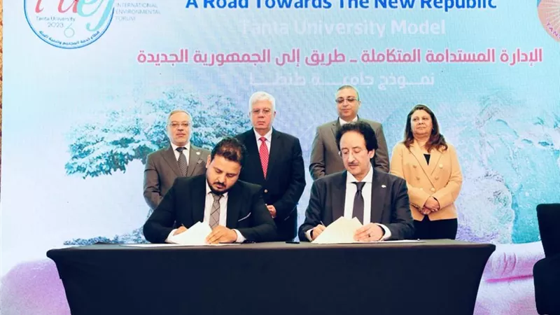جامعة طنطا تطلق1000 قافلة تنموية خلال 3 سنوات ضمن 