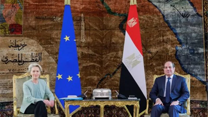 رئيسة المفوضية الأوروبية: نقدم الشكر لمصر ونتفق معها على مبدأ عدم تهجير الفلسطينيين
