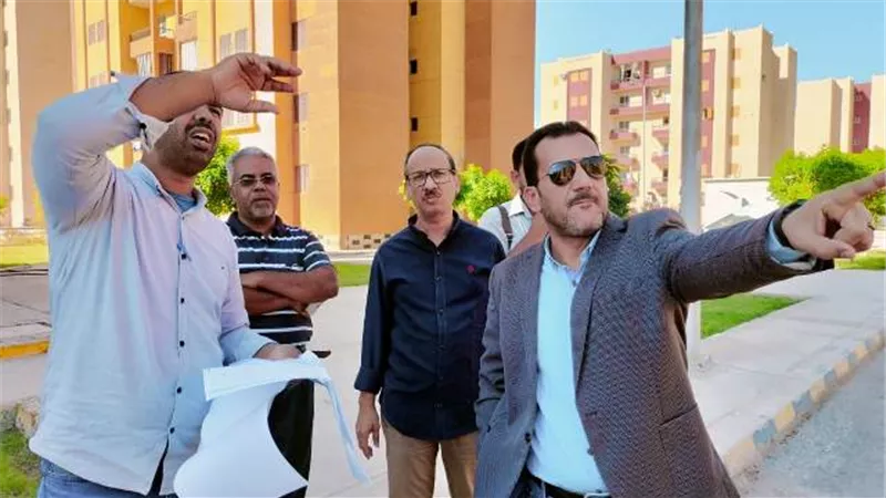 رئيس جهاز مدينة طيبة الجديدة يتابع أهم الأعمال الخدمية للمواطنين