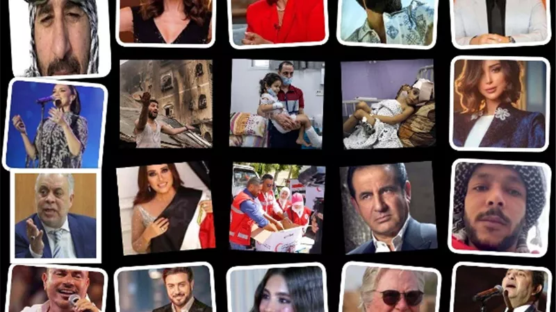 لم يكتفوا بالتنديد.. فنانو مصر قدموا 