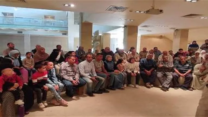 خريجي الأزهر يستقبل اتحاد شباب العمال بالمنيا بقرية تل العمارنة