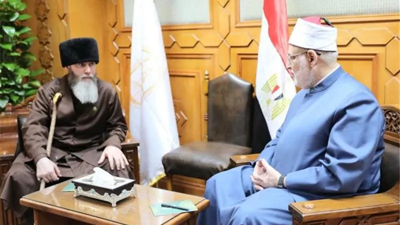 وكيل الأزهر يستقبل المفتي العام للشيشان لبحث سبل التعاون