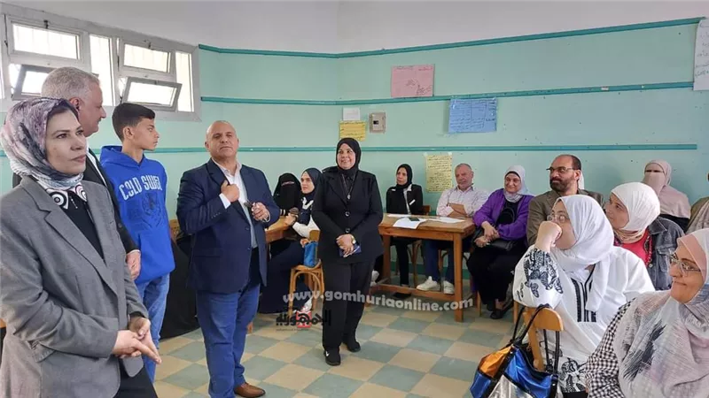 وكيل تعليم دمياط يتابع البرنامج التدريبى