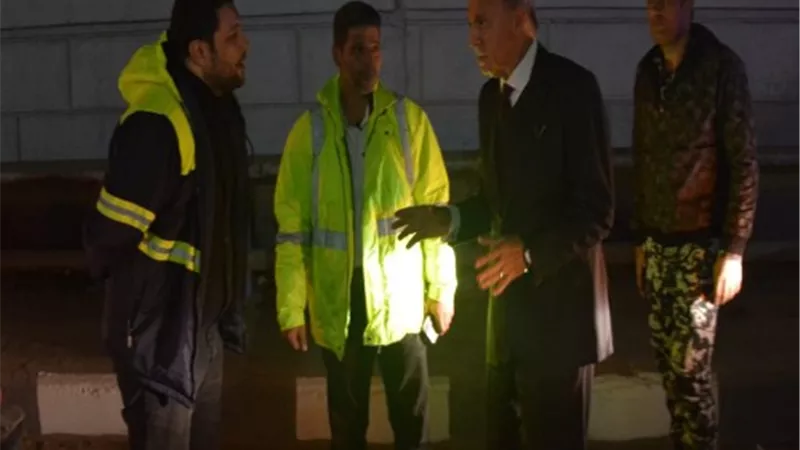 الهجان يتابع رفع وإزالة مياه الأمطار بطوخ وبنها وغرب شبرا الخيمة