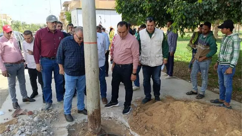 بشرة خير من جهاز مدينة الشروق بمجال الكهرباء والإنارة العامة صور