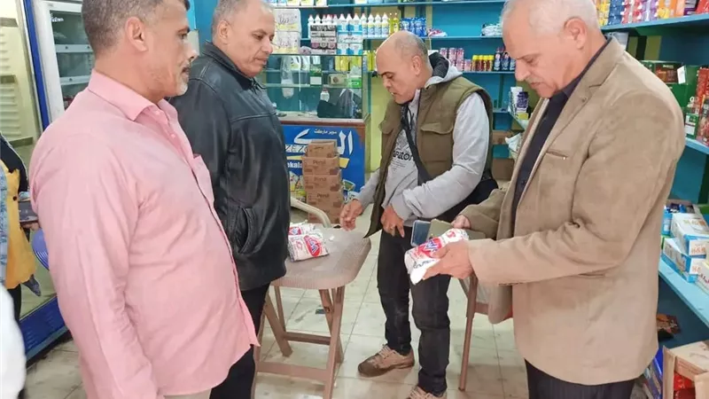 توزيع 7 طن سكر بسعر 27 جنيه للكيلو ببني عبيد بالدقهلية