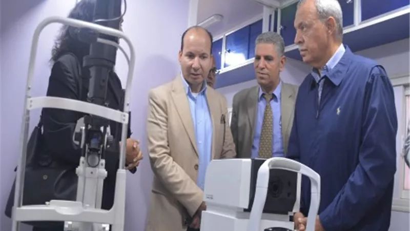 محافظ القليوبية يدشن القافلة الطبية المتحركة لمؤسسة راعي مصر للتنمية