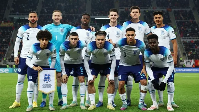 بعد ان حسم التأهل .. إنجلترا تتعادل أمام مقدونيا بتصفيات اليورو