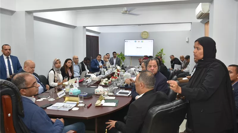 نائب وزير الإسكان ووفد البنك الأفريقى يتابعان مشروع الصرف الصحى