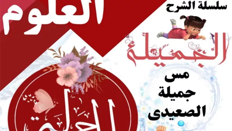 شرح مبسط لمنهج العلوم الترم الاول للصف الخامس الابتدائي
