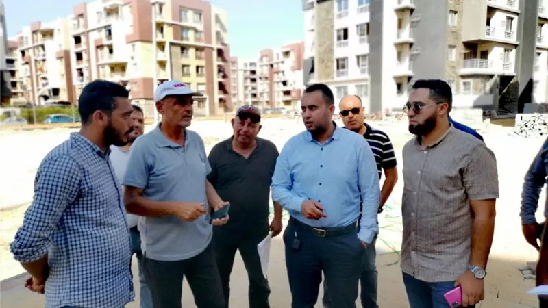 الإسكان : رئيس جهاز دمياط الجديدة يتفقد مشروع جنة بالحي السادس