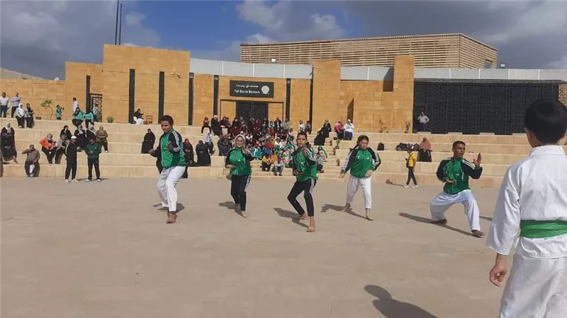 متحف تل بسطا بالزقازيق يُنظم إحتفاليةمع الشباب وغرب التعليمية