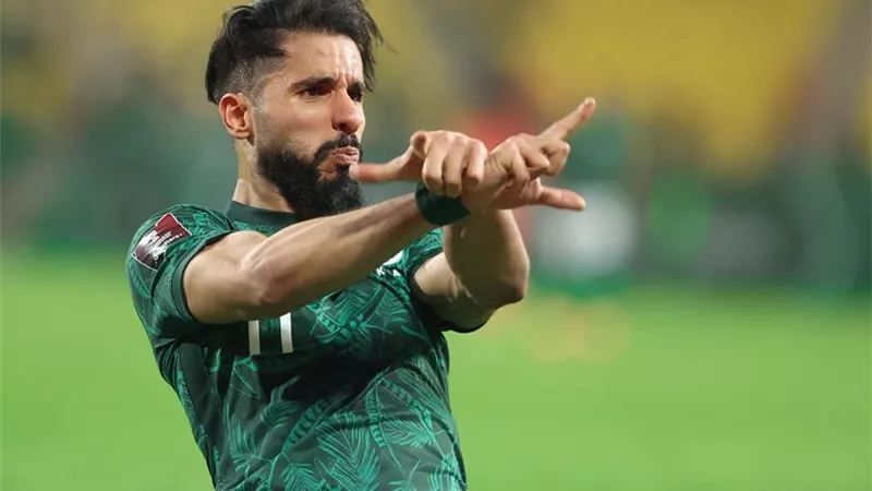 الشهري يقود هجوم منتخب السعودية ضد الأردن بتصفيات كأس العالم