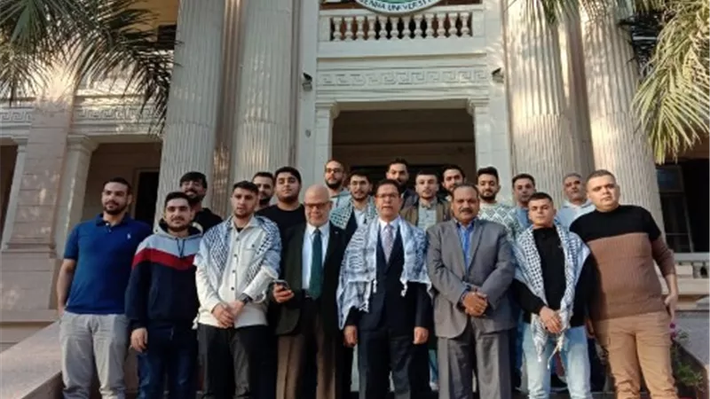 الجيزاوي : جامعة بنها حريصة على تطوير منظومة الطلاب الوافدين