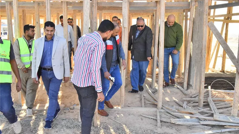 محافظ أسيوط يتفقد أعمال إنشاء مجمع إعادة تدوير المخلفات الصلبة