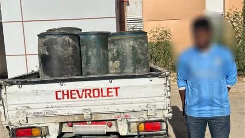 ضبط سائق بـ1000 لتر سولار قبل بيعها في السوق السوداء