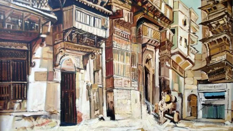 حكايتى مع الزمان .. معرض تشكيلى لفاروق مصطفى بالاوبرا