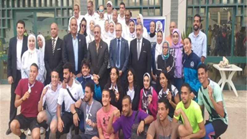 إعلان نتائج بطولة السباحة بالزعانف للجامعات والمعاهد العليا