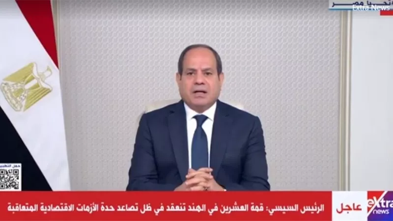 الرئيس السيسي في قمة العشرين: 