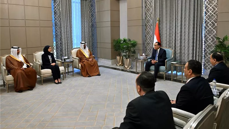 رئيس الوزراء يلتقى وزير المالية والاقتصاد الوطني بمملكة البحرين