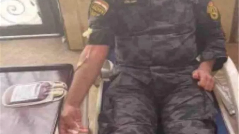 الأمن المركزي ينظم حملة للتبرع بالدم لصالح المرضى