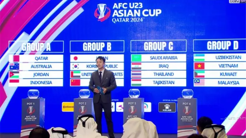 مجموعات صعبة في قرعة كأس آسيا تحت 23 عاما