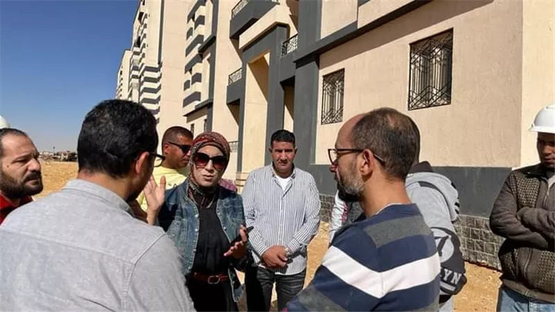 ٧٦ % نسبة الإنجاز بمشروع سكن لكل المصريين بالسويس الجديدة