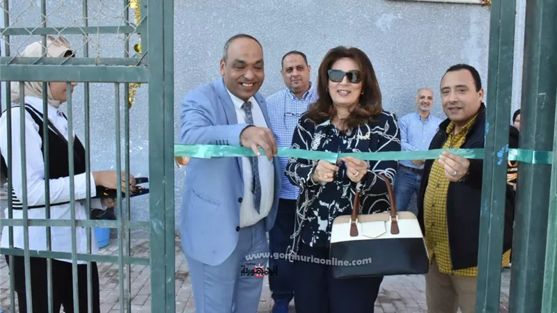 معاويه تفتتح الملعب المتعدد ومكتب التنسيق بالمدن الجامعيةبالسادات
