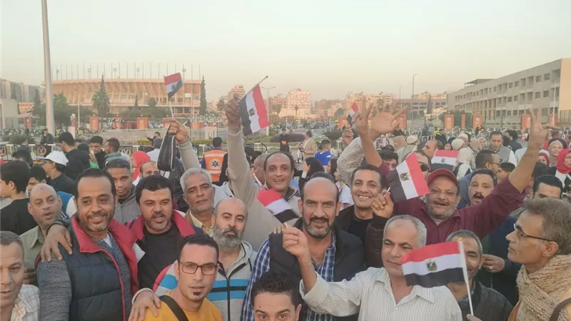 وفد مؤسسة دار التحرير يشارك بالفعالية المصرية لدعم فلسطين بحضور الرئيس السيسى