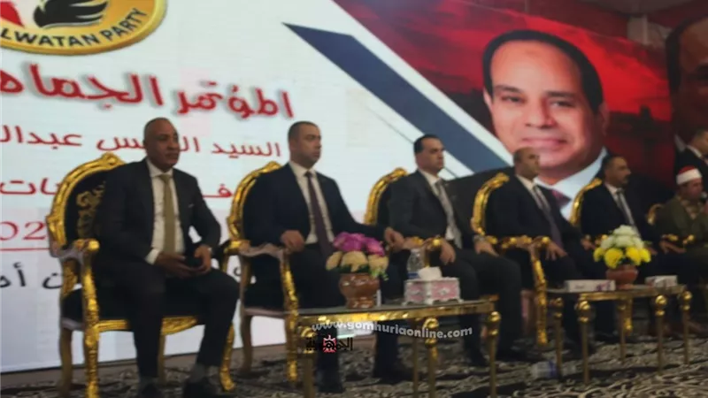 أهالى الريف بالسويس في مؤتمر جماهيري لحماة الوطن لتأييد السيسي