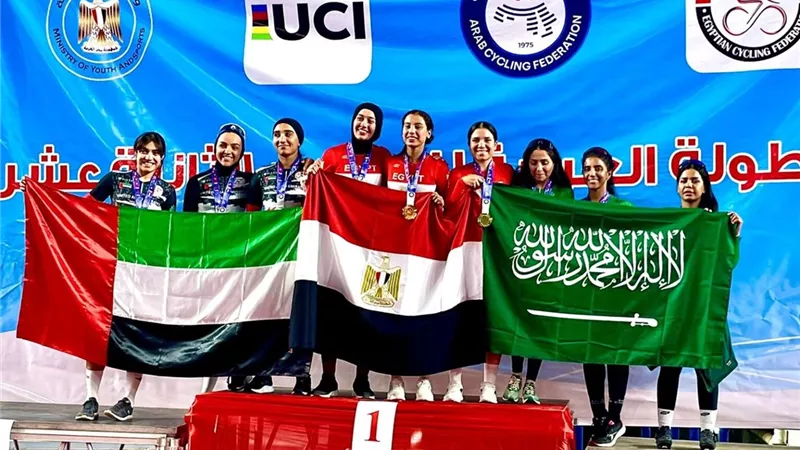 منتخب مصر يحصد 27 ميدالية فى اليوم الأول للبطولة العربية للدراجات