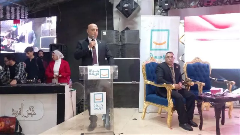 حياة كريمة تقيم مؤتمرا للتوعية بالقضية الفلسطينية بالقنطرة غرب