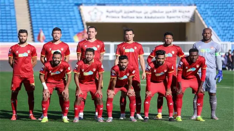 شاهد .. لاعب ضمك يسجل في مرماه أمام أبها
