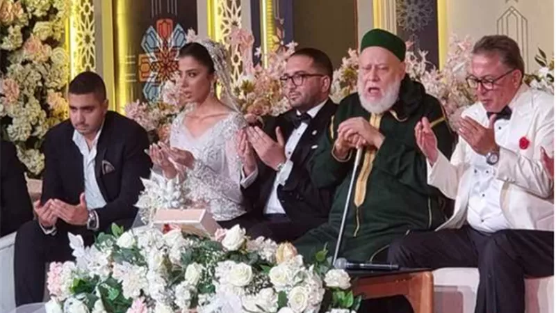 شاهد بالصور: نجوم الفن فى حفل زفاف نجل محمد ثروت