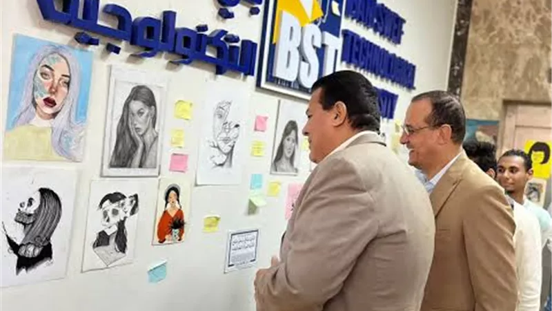 رئيس جامعة بني سويف التكنولوجية يشارك في حملة 
