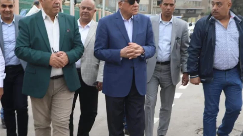 محافظ الجيزة يتفقد أعمال المشروعات القومية بجنوب العمرانية