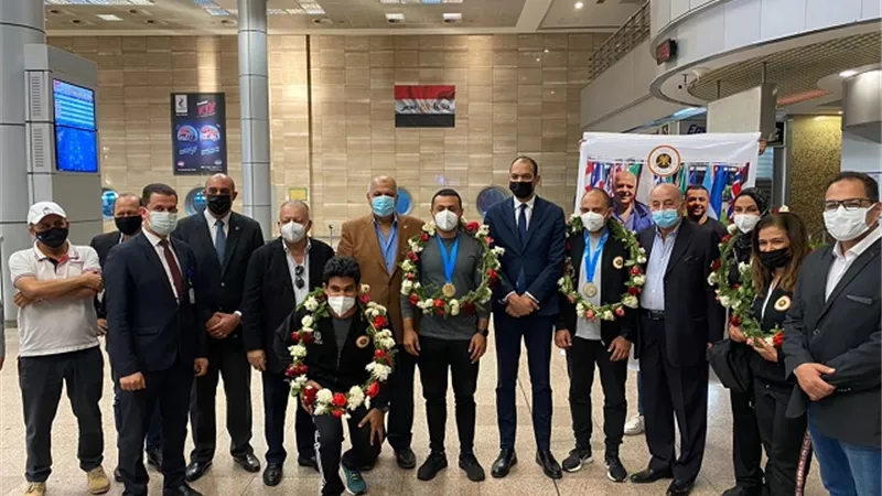 استقبال رسمي لبعثة الرماية بعد حصد ذهبية كأس العالم
