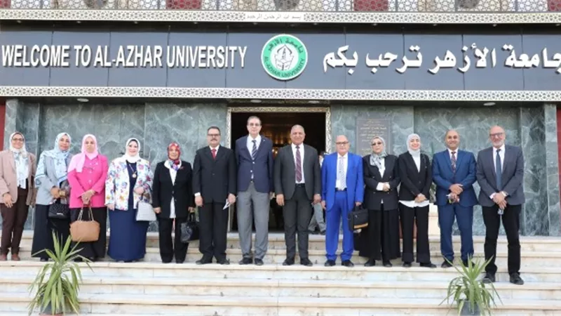 رئيس جامعة الأزهر يلتقي وفود هيئة ضمان الجودة والاعتماد