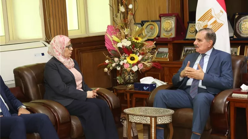 محافظ كفر الشيخ يستقبل رئيس الهيئة العامة للتنمية الصناعية